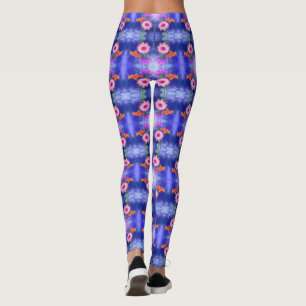 Farbenfrohe Gerberas Leggings