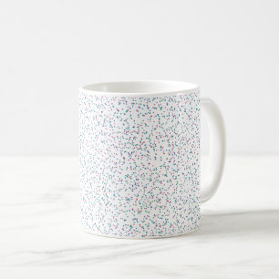 Farbenfrohe, gesprenkelte Frühlingspunkte Kaffeetasse
