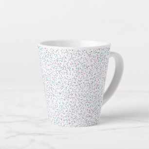 Farbenfrohe, gesprenkelte Frühlingspunkte Milchtasse