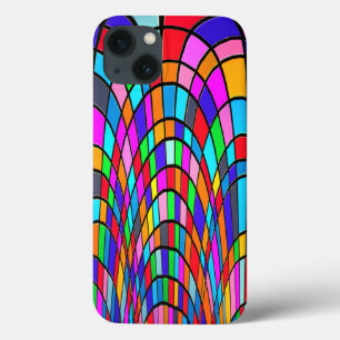Farbenfrohe gestanzte Glaskunst Case-Mate iPhone Hülle