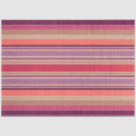 Farbenfrohe gestreifte Stoffgewebe Gewebe Seidenpapier