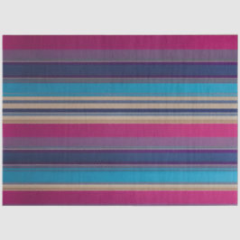 Farbenfrohe gestreifte Stoffgewebe Gewebe Seidenpapier