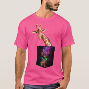 Farbenfrohe Giraffe T-Shirt