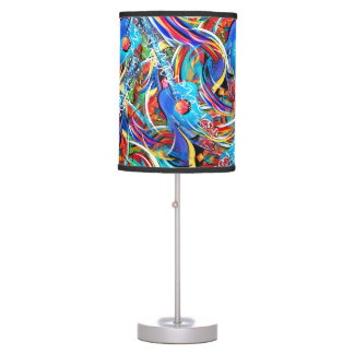 Farbenfrohe Gitarrenlampe, Musikdekoration, Musikl
