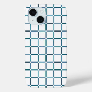 Farbenfrohe Gitter mit negativen Meeresfarben im W Case-Mate iPhone Hülle