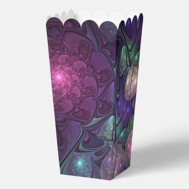 Farbenfrohe Glitterwochen Modernes Abstraktes Frak Geschenkschachtel (Rückseite)