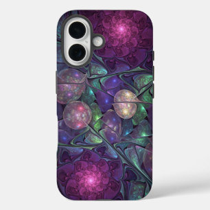 Farbenfrohe Glitterwochen Modernes Abstraktes Frak iPhone 16 Hülle