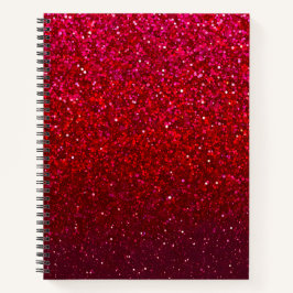 Farbenfrohe Glitzer Art Spirituosen Notebook Notizbuch