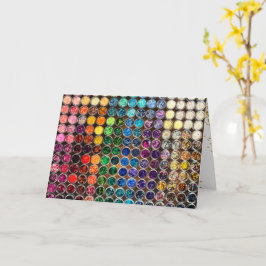 Farbenfrohe Glitzer Sequin Happy Birthday Celebrat Karte