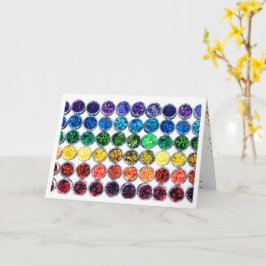 Farbenfrohe Glitzer Sequin Happy Birthday Celebrat Karte