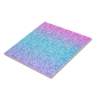 Farbenfrohe Glitzer TextureGlitter Fliese