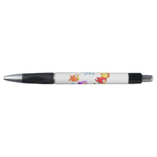 Farbenfrohe glückliche Vögel Pen Funny Sparrows Kugelschreiber