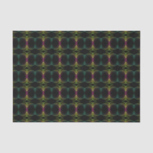 Farbenfrohe Groovy Psychedelic Muster Abstrakt Art Seidenpapier