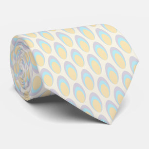 Farbenfrohe Groovy Retro 70er Pattern Neck Tie Krawatte