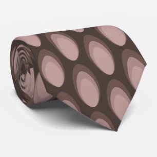 Farbenfrohe Groovy Retro 70er Pattern Neck Tie Krawatte