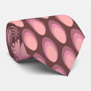 Farbenfrohe Groovy Retro 70er Pattern Neck Tie Krawatte