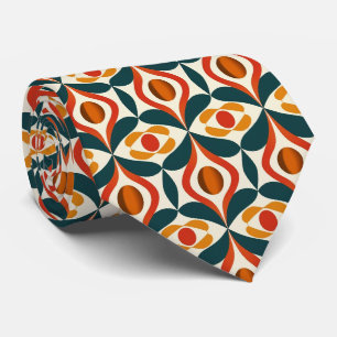 Farbenfrohe Groovy Retro Krawatte