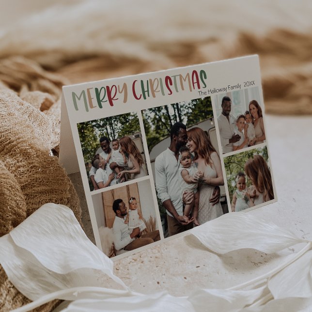 Farbenfrohe grüne Weihnachten falten fünf Foto (Von Creator hochgeladen)