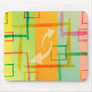 Farbenfrohe Grunge Mousepad
