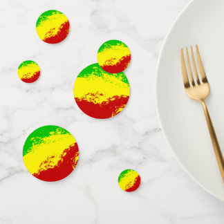 Farbenfrohe Grunge Reggea Hintergrund Konfetti