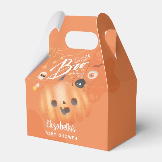 Farbenfrohe Halloween-Kinderdusche Geschenkschachtel (Vorderseite)