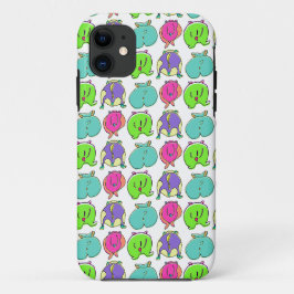 Farbenfrohe Hamster-Hintern-Muster Case-Mate iPhone Hülle