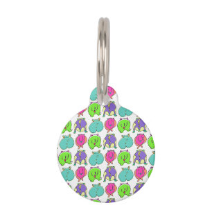 Farbenfrohe Hamster-Hintern-Muster Haustiermarke