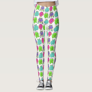 Farbenfrohe Hamster-Hintern-Muster Leggings