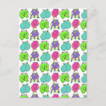 Farbenfrohe Hamster-Hintern-Muster