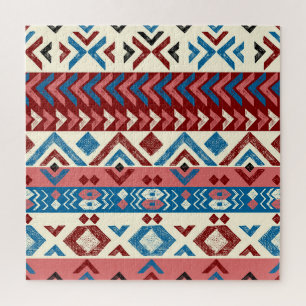 Farbenfrohe handGezeichnet Tribal-Muster