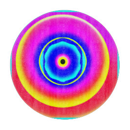 Farbenfrohe handgezeichnete Muster Art Style Schneidebrett