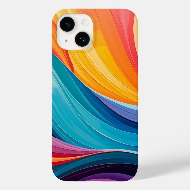 farbenfrohe Haut Case-Mate iPhone 14 Hülle (Rückseite)