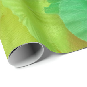 Farbenfrohe Hawaiianische Luau-Party-Lei-Kranzblum Geschenkpapier