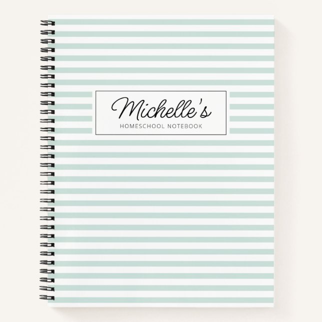 Farbenfrohe Heimstudio Copy Work Notebook Notizbuch (Vorderseite)