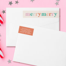 Farbenfrohe helle Moderne frohe Weihnachten