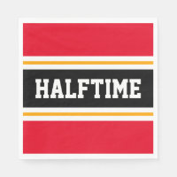 Farbenfrohe, hellrote, gelbe schwarze HALFTIME Str