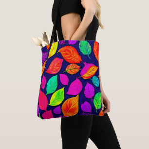 Farbenfrohe Herbstblätter Kunstwerk Tasche