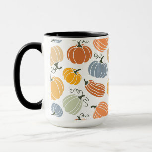 Farbenfrohe Herbstkuppeln Muster Tasse