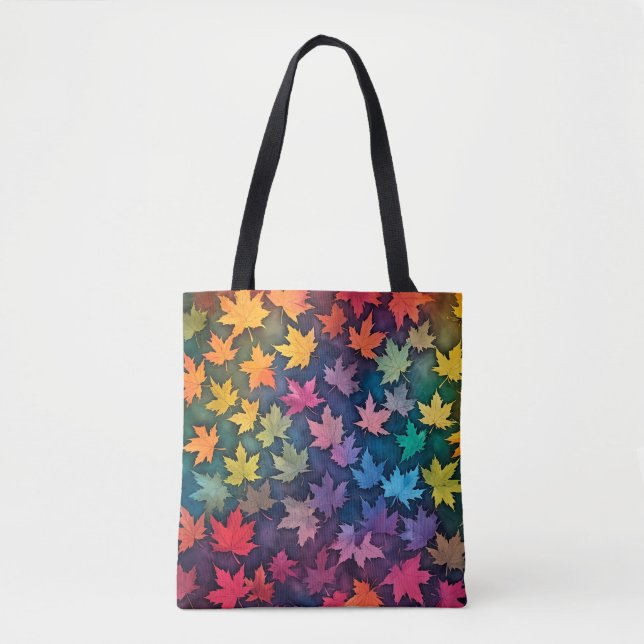 Farbenfrohe Herbsttasche Tasche (Vorderseite)
