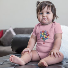 Farbenfrohe, herzenförmige Balloons