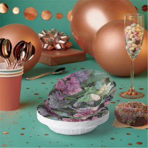 Farbenfrohe Heuchera Pflanze Blätter Botanisch Pappteller