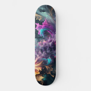 Farbenfrohe Himmelskateboard Skateboard