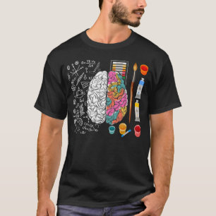 Farbenfrohe Hirnchirurgin Wissenschaftler Künstle T-Shirt