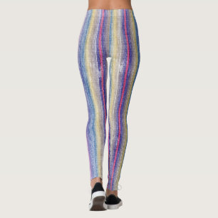 farbenfrohe Holzgaben Leggings