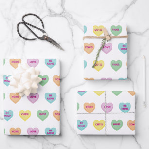 Farbenfrohe Hörensagen Geschenkpapier Set