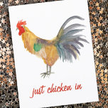 Farbenfrohe Hühnerkulisse Postkarte<br><div class="desc">Genießen Sie dieses skurrile Huhn auf dieser lustigen Karte. Sie können jederzeit Ihren eigenen Text ändern oder hinzufügen. Lass mir Bescheid, wenn du etwas Maßgeschneidert haben möchtest. Wenn du es kaufst, danke! Stellen Sie sicher, dass Sie ein Bild auf Instagram von ihm in Aktion teilen und mich @shoshannahscribbles markieren:)</div>