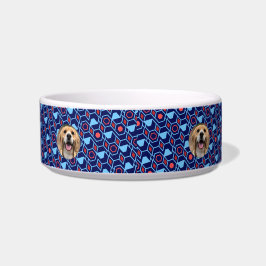 Farbenfrohe Hunde Mama Individuelle Name Hund Vate Napf
