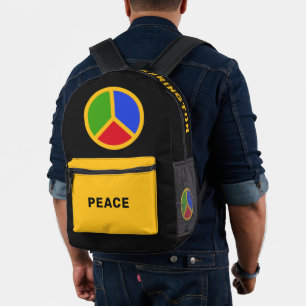 Farbenfrohe Individuelle Name Bedruckter Rucksack