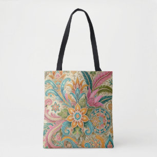 Farbenfrohe indonesische Batik-Muster Tasche