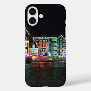 Farbenfrohe Innenstadt Willemstad Curacao Nächte iPhone 16 Plus Hülle